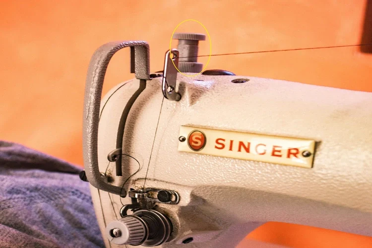 Presser dial of sewing machine Presser dial of sewing machine
